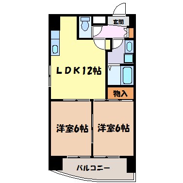 ル・ヴァン橘 間取り図