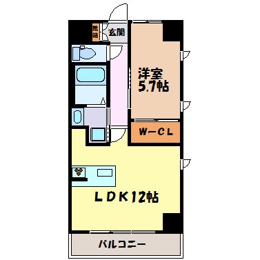 ミライエA 間取り図