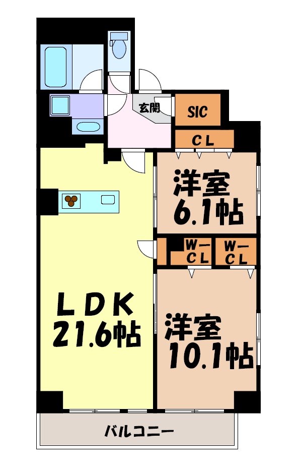 JMFレジデンス名駅南 間取り図