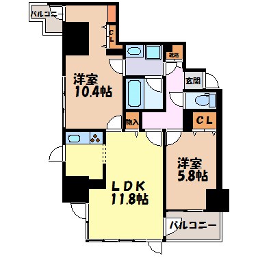 プレミアムコート葵 間取り図