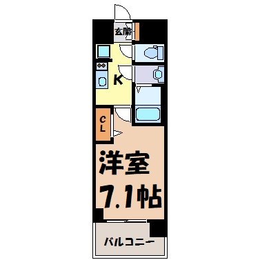 プレサンスTHE栄 間取り図