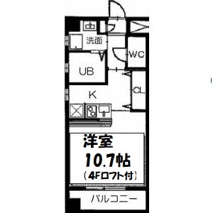 セオークス明道町 間取り図