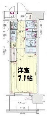 プレサンス大須観音 間取り