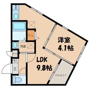 MOVE山王EAST 間取り図