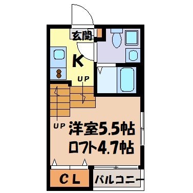 ハーモニーテラス東大曽根 間取り図