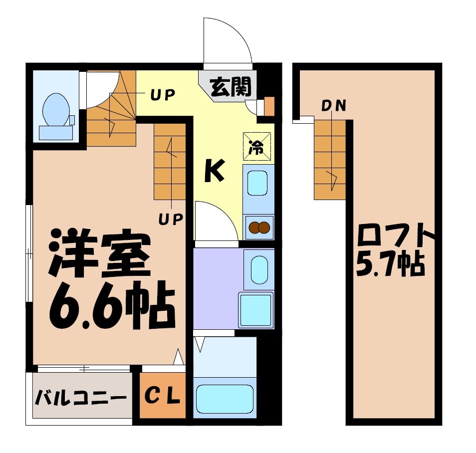 ベルシャンブル 間取り図