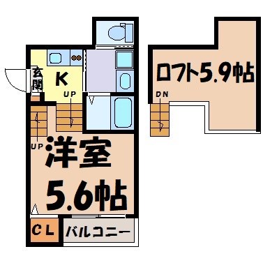 ハーモニーテラス黒門町 間取り図