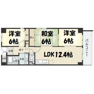 フロレアールⅠ 間取り図