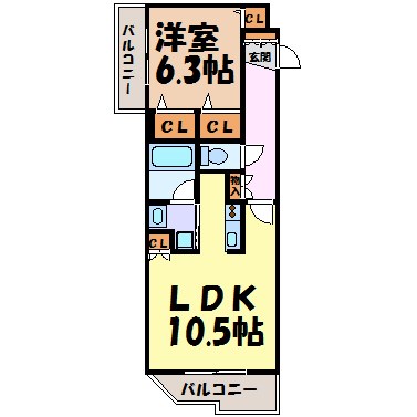 CASSIA車道 間取り図