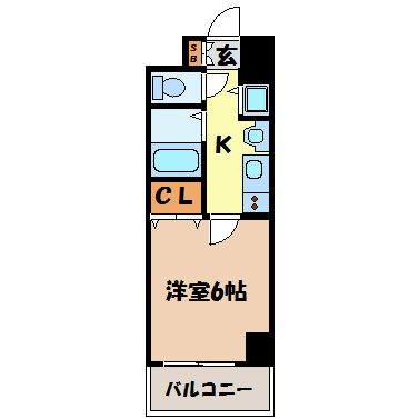 プレサンス泉シティアーク 間取り図