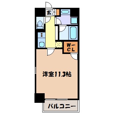 アスピラシオン名駅 間取り図