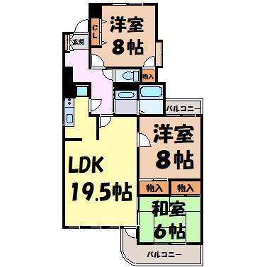 パルナス岳見町 間取り図