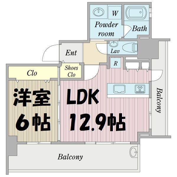 メルカーサ泉 間取り図