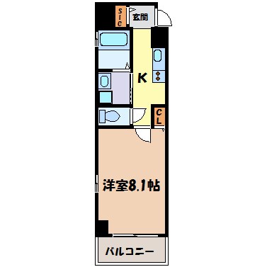 Gstyle栄東 間取り図