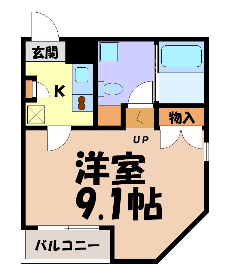 ecla金山 間取り図