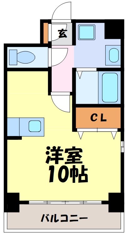 ヴェルディー橘 間取り図