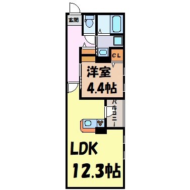 グランレーヴ大曽根 間取り図