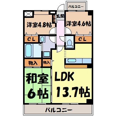 サンク・エトワール 間取り