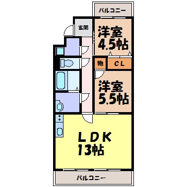 春里ハイツ 間取り