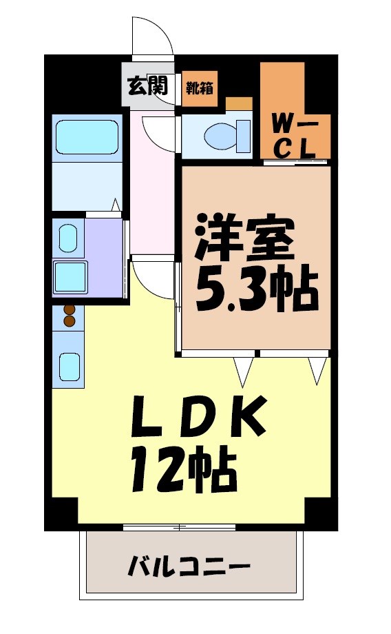 ロア金山 間取り図