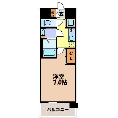 プレサンス久屋大通公園エアリー 間取り図