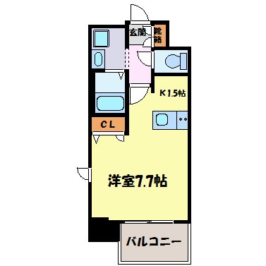 プレサンス名古屋STATIONアライブ 間取り図