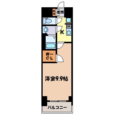 プレサンス丸の内リラティ 間取り図