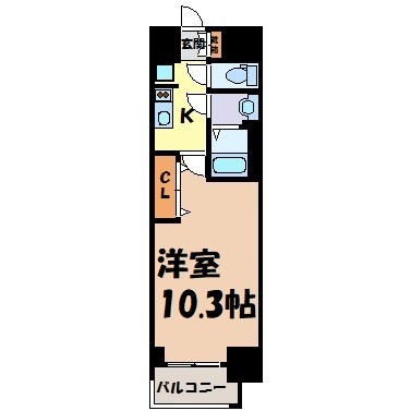 プレサンス丸の内リラティ 間取り図