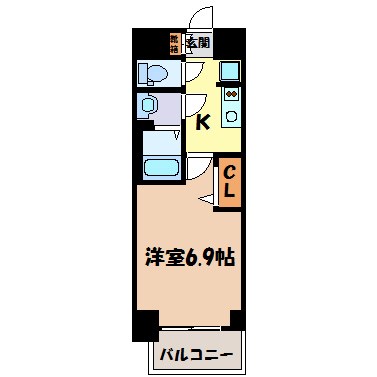 プレサンス広小路通葵 間取り図