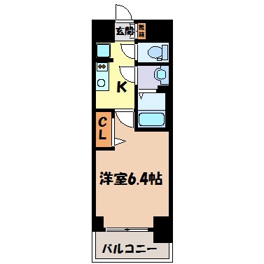 プレサンス広小路通葵 間取り図