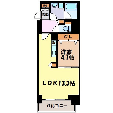 プレサンス広小路通葵 間取り図