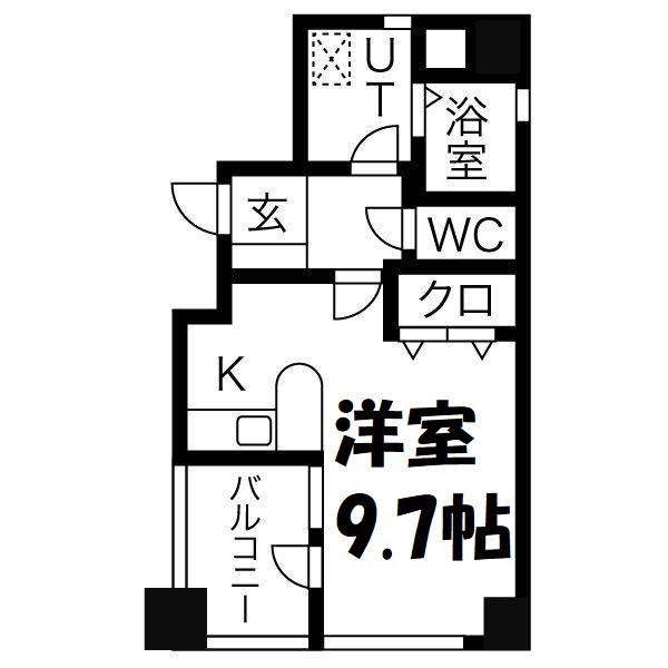アーバンポイント新栄 間取り図