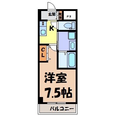 パルティール新栄 間取り