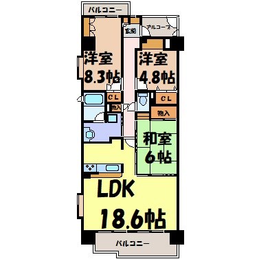 ロータリー春岡 間取り図