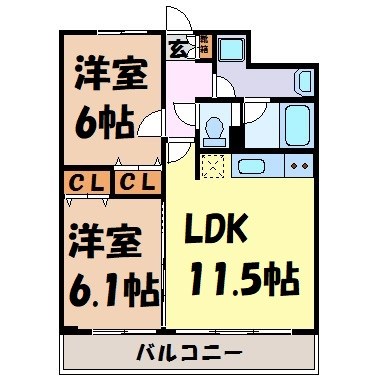 レジェンドＫ 間取り図