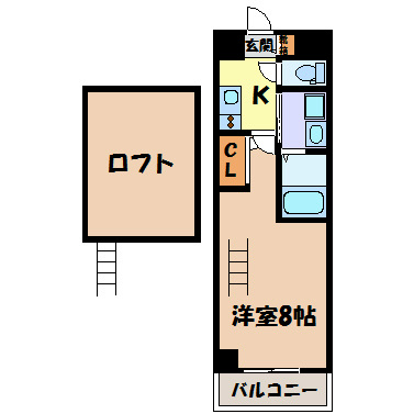 エステムコート名古屋栄デュアルレジェンド  間取り図
