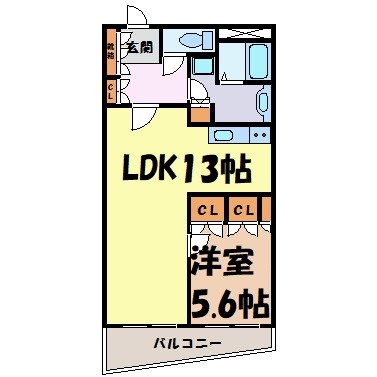 セイント橘 間取り図