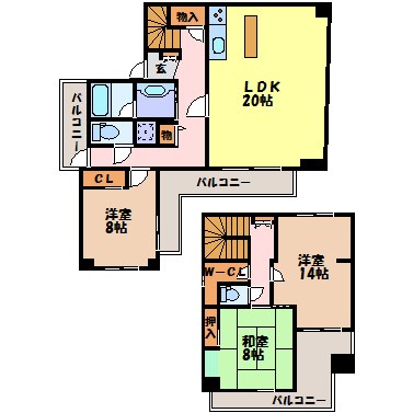 VIPHILLS南山 間取り図