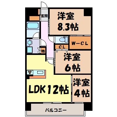 アブソルート松原 間取り