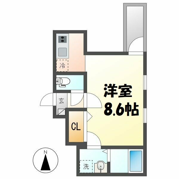 Cherim志賀本通 間取り図