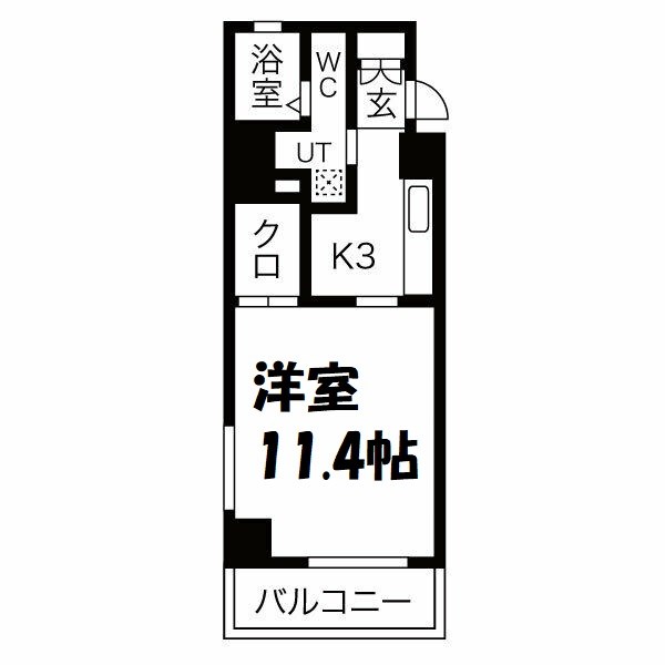グランデ浅間町 間取り図