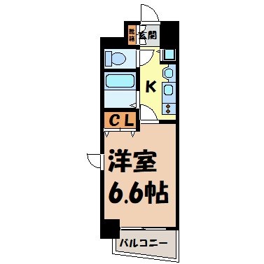プレサンス大須観音駅前サクシード 間取り図