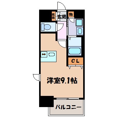 プレサンス名古屋STATIONビーフレックス 間取り図