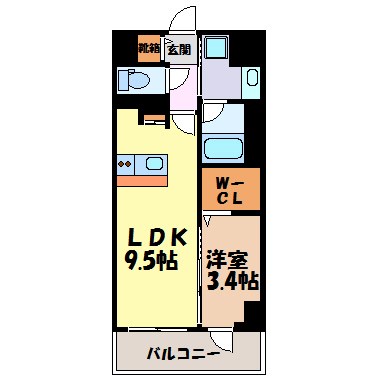 RESIDENCE　TACHIBANA 間取り図