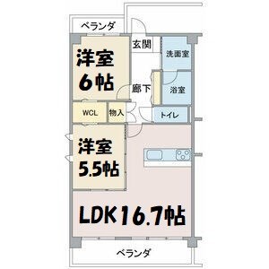 グランドール玉水 間取り図