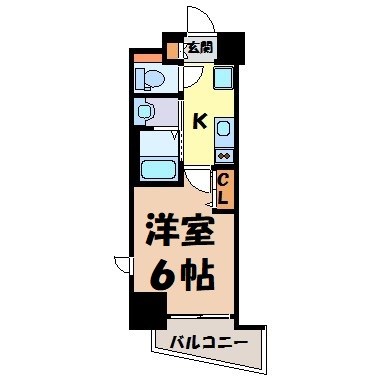 エステムコート名古屋千種グレイス 間取り図