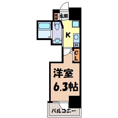 エステムコート名古屋千種グレイス 間取り