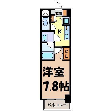 コンフォート新栄 間取り図