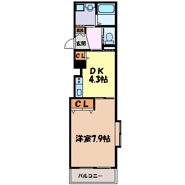 サンパティーク 間取り図