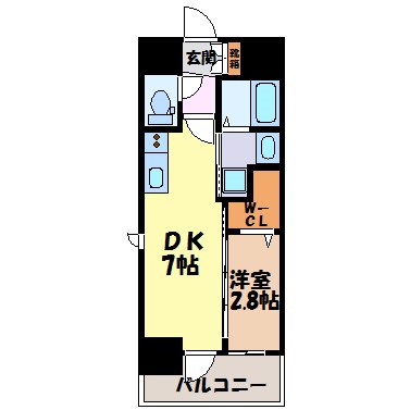 エステムコート名古屋新栄Ⅱアリーナ 間取り図